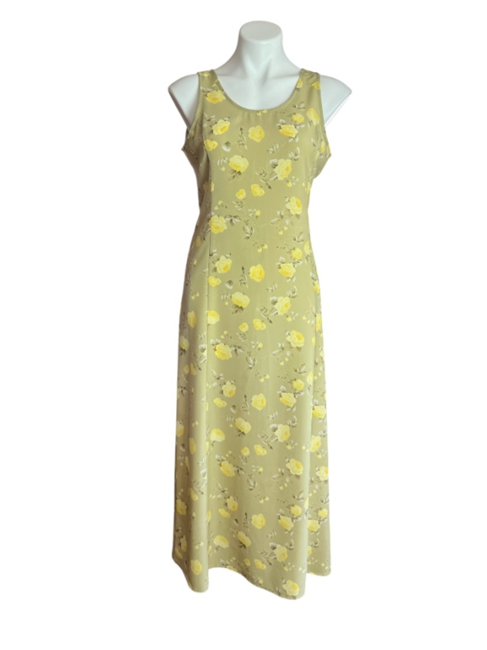 Vintage 90s Floral Slip Dress Grunge Cottagecore Maxi Dress 6